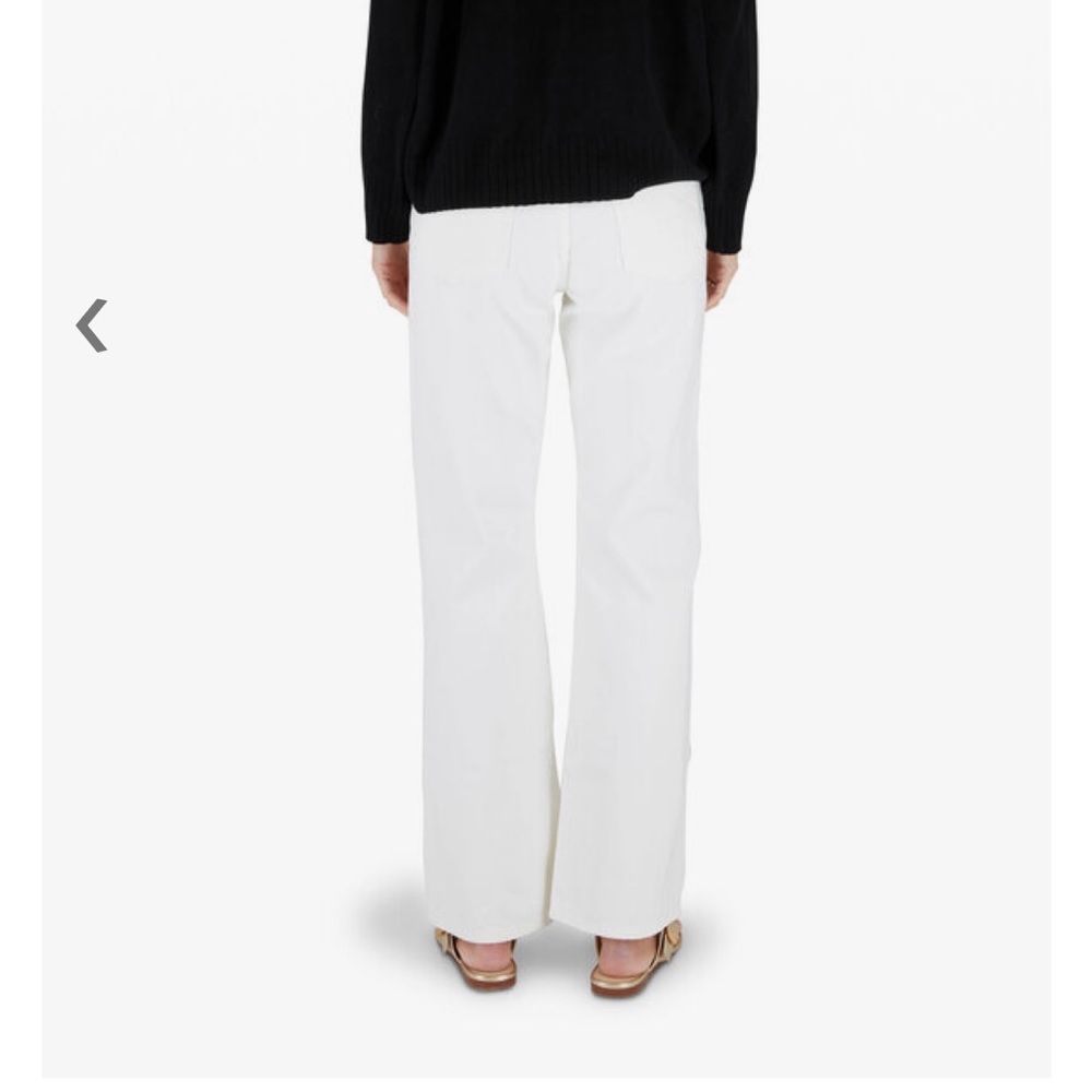 Nili Lotan Juliet Women's White (cream) Jeans, size 29. **hemmed** - Picture 2 of 12